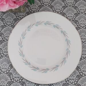Lichfield Grey Mist English Bone China Dinner Plates Set of 4